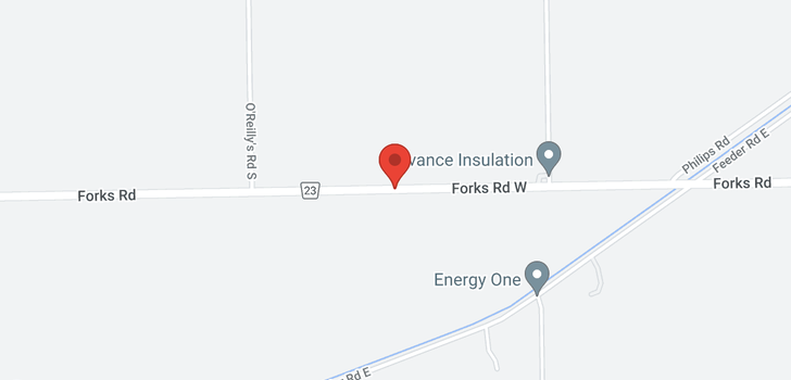 map of 4227 FORKES Road